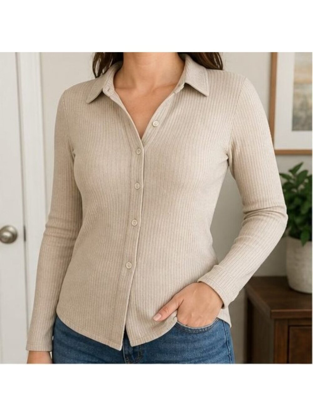 Sand Puff Sleeve Top